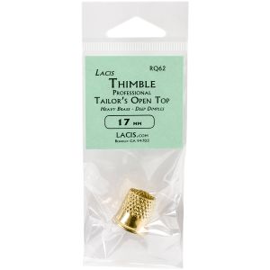 Lacis Open Top Tailor's Thimble-Size 17mm (Pack of 2)