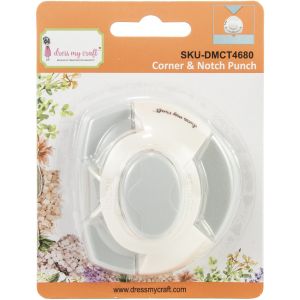 Dress My Craft Paper Punch-Corner Notch (Pack of 1)