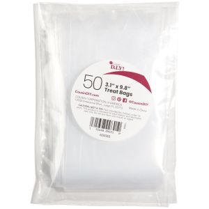 Treat Bags 50/Pkg-3X10 (Pack of 6)