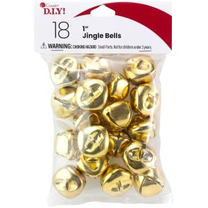 Jingle Bells 1 18/Pkg-Gold (Pack of 3)