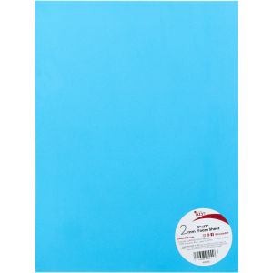 Foam Sheet 9 X12 2mm-Baby Blue, Pack of 20