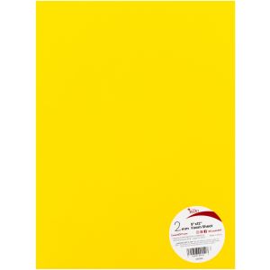 Foam Sheet 9 X12 2mm-Yellow, Pack of 20