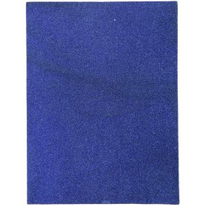 Glitter Foam Sheet 9X12 2mm-Royal Blue (Pack of 6)