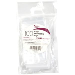 Reclosable Bags 100/Pkg-2x3 (Pack of 6)