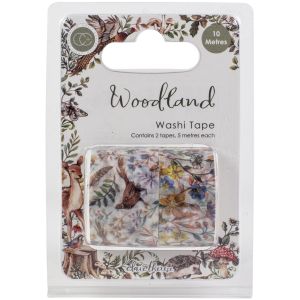 Craft Consortium Washi Tape 2/Pkg-Woodland (Pack of 5)