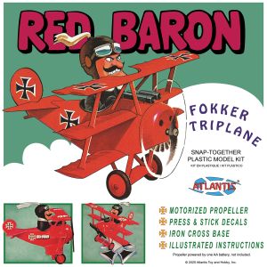 Plastic Model Kit-Red Baron Fokker Tri Plane (Pack of 1)