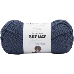 Bernat Softee Cotton Yarn-Seaside Blue (Pack of 3)