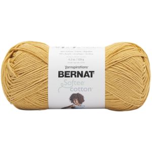 Bernat Softee Cotton Yarn-Golden (Pack of 3)