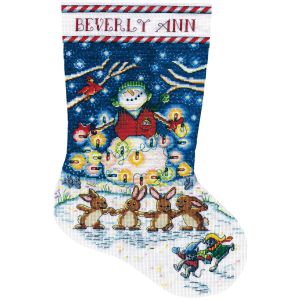 Design Works Counted Cross Stitch Stocking Kit 17 Long-Light The Night ,14 Ct.