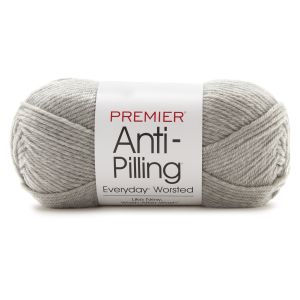 Premier Yarns Anti-Pilling Everyday Worsted Solid Yarn-Cloudy DAY (Pack OF 3)