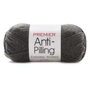 Premier Yarns Anti-Pilling Everyday Worsted Solid Yarn-Charcoal (Pack OF 3)