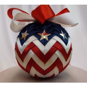 Quilt-Magic No Sew Ornament Kit-American Spirit (Pack of 1)