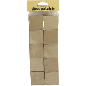 Decopatch Square Boxes 10/Pkg-Small (Pack of 1)
