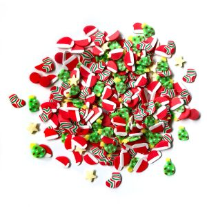 Buttons Galore Sprinkletz Embellishments 12g-Yuletide Fun (Pack of 6)