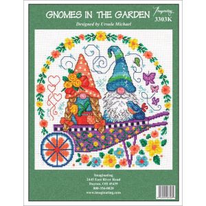 Imaginating Counted Cross Stitch Kit 10X10-Gnomes In The Garden (14 Count)