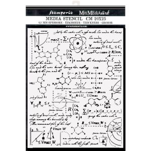 Stamperia Stencil 7.87X9.84-Formulas, Alchemy (Pack OF 3)