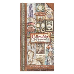 Stamperia Collectables Double-Sided Paper 6X12 10/Pkg-Lady Vagabond Lifestyle, 10 Designs/1 Ea (Pack of 1)