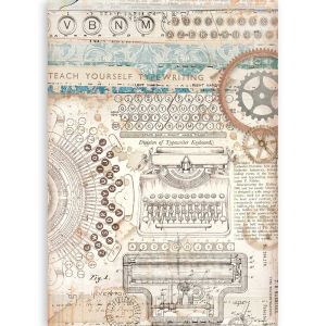 Stamperia Clear Prints Acetate A4 6/Pkg-Lady Vagabond Lifestyle (Pack of 1)
