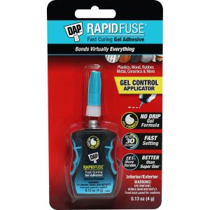 DAP Rapid Fuse Gel Adhesive With Control Applicator-Clear (Pack of 3)