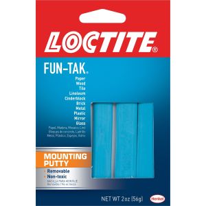 Loctite Fun-Tak Mounting Putty 2oz-Clear (Pack of 6)