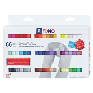 Fimo Professional Soft Polymer Clay 66/Pkg-Assorted (Pack of 1)