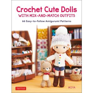 Tuttle Publishing Books-Crochet Cute Dolls (Pack of 1)