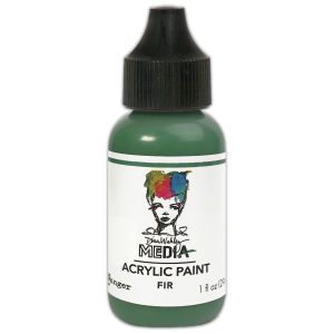Dina Wakley Media Acrylic Paint 1oz-Fir (Pack OF 3)