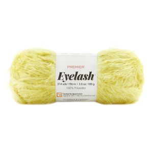 Premier Yarns Eyelash Yarn-Yellow (Pack of 3)