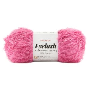 Premier Yarns Eyelash Yarn-Pop Pink (Pack of 3)