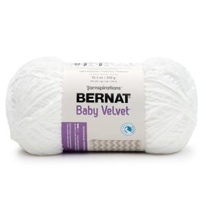 Bernat Baby Velvet Big Ball Yarn-Snowy White (Pack OF 2)