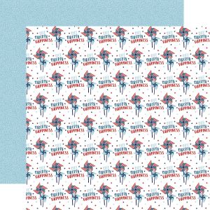 Stars And Stripes Forever Double-Sided Cardstock 12 X12 -Life And Liberty (Pack of 25)