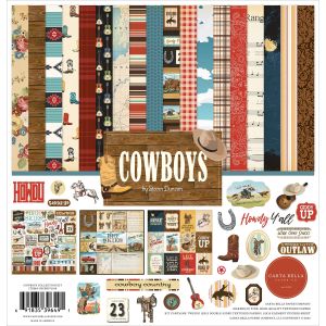 Carta Bella Collection Kit 12 X12 -Cowboys (Pack of 1)