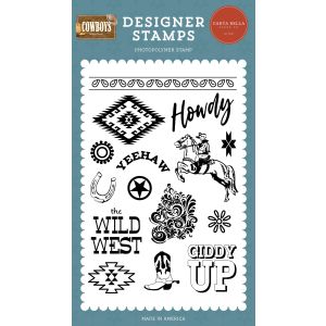 Cowboys Stamps-Yeehaw (Pack of 1)