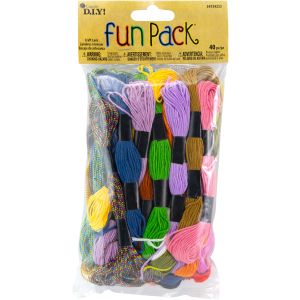 CousinDIY Craft Floss 40/Pkg-Assorted (Pack of 3)