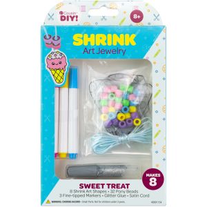 CousinDIY Shrink Art Kit-Sweet Treats (Pack of 6)