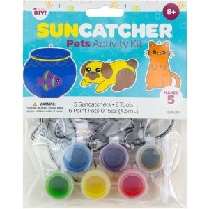 CousinDIY Suncatcher Kit-Pets, Makes 5 (Pack of 6)