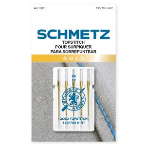 Schmetz Topstitch Gold Machine Needles-Size 80/12 5/Pkg (Pack of 10)