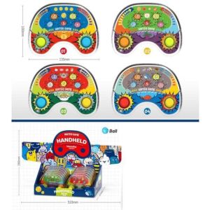 Handheld Arcade Water Game 12/Pkg-Assorted Designs (Pack of 1)