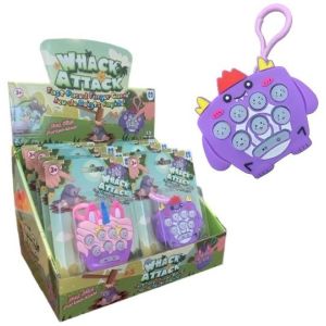 Whack Attack Fast Push Game Bag Clip 12/Pkg-Assorted Designs (Pack of 1)