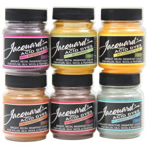 Jacquard Acid Dye Neon Color Set 6/Pkg-.5oz each (Pack of 1)
