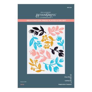 Spellbinders Better Press Plates & Dies By Dawn Woleslagle-Sprigs (Pack of 1)