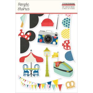 Simple Stories Sticker Book 12/Sheets-Say Cheese Magic (Pack of 2)