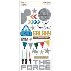 Say Cheese Galaxy Stickers 69/Pkg-Foam (Pack of 3)