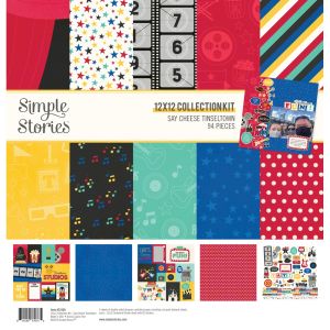 Simple Stories Collection Kit 12 X12 -Say Cheese Tinseltown (Pack of 1)
