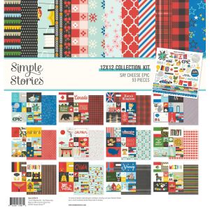 Simple Stories Collection Kit 12 X12 -Say Cheese Epic (Pack of 1)