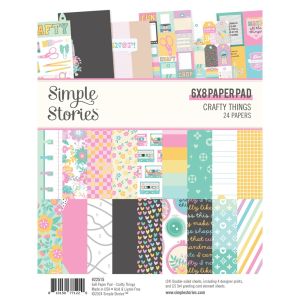 Simple Stories Double-Sided Paper Pad 6 X8 24/Pkg-Crafty Things (Pack of 2)
