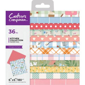 Crafter\'s Companion Paper Pad 6 X6 -Kitchen (Pack of 3)