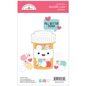 Doodlebug Doodle Cuts Dies-Pill Better (Pack of 1)