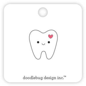 Doodlebug Collectible Enamel Pin-Pearly White (Pack of 1)