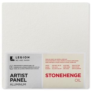 Stonehenge Pre-Mounted Aluminum Artist Panel 6 X6 -For Oil Media (Pack of 3)